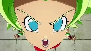 Kefla, Super Saiyan Goku, and Super Saiyan Vegeta Vs Gohan, SSB Goku, and SSB Vegeta. Fighterz.