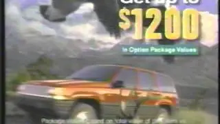 Chrysler Jeep 1994 90's commercial