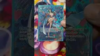 My Boa Hancock collection OP01-OP-11. Let us know which card was your favorite!  #onepiececardgame