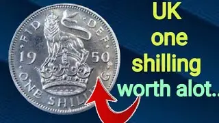UK one shilling 1950 coin value | Rare UK one shilling 1950
