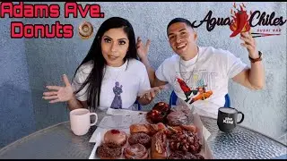Эпический день читинга №75 | Суши-бар с пончиками Mukbang и Agua Chiles на Адамс-авеню