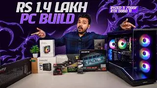 Rs 1.4 Lakh Gaming and Editing PC Build | Ryzen 5 7500F + RTX 5060 Ti XT 🔥