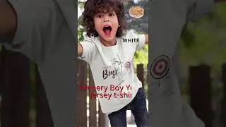 Youth Jersey T-Shirt LAT 6101 video #etsyshop #etsyseller #shorts #boyarchery
