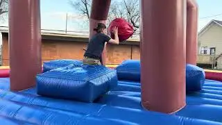 Wreaking ball inflatable game Sir Bounce-A-Lot