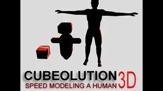 3D model character creation in blender from a cube, increased speed.. no refrence speed modeling