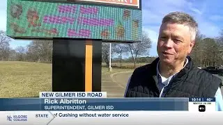 Gilmer ISD begins construction on new road to ease traffic