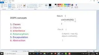 Java | OOPS concepts with examples | Tamil