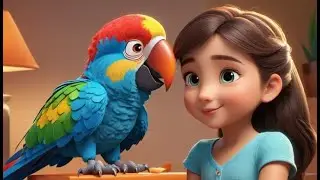 🦜 Parrot Becomes a News Reporter 🎤🦜 | Fun Animated Story for Kids