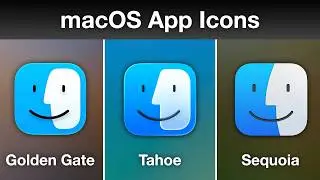 macOS App Icons: Golden Gate Preview vs Tahoe vs Sequoia!