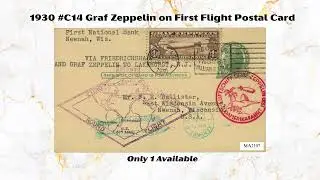 Check Out These Graf Zeppelin U.S. Airmail Stamps on Flown Covers
