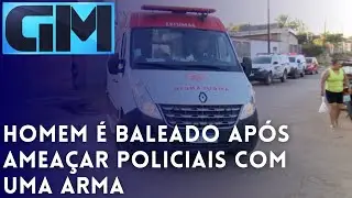 RIO BRANCO: HOMEM É BALEADO APÓS AMEAÇAR POLICIAIS COM UMA ARMA