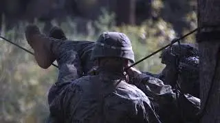 U.S. Marines &bull; Rope Bridge Crossing Training &bull; Mountain Warfare Center &bull; Bridgeport, CA