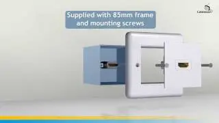HDMI Wall Plates (Cabelsson)