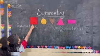 Classroom || Activity #symmetrical non symmetrical figure#identification 