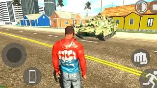 Army Tank Drive In Village Open World Game 🌍 #game