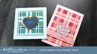 Plaid Perfection Stencil Pack by Kristina Werner