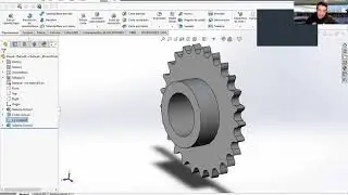 PRACTICANDO SOLIDWORKS PIÑON CADENA segunda parte