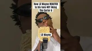 How Lil Wayne REACTED to his fans NOT liking the Carter 6 😂 #shorts #lilwayne
