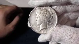 Key Date 1921 High Relief Peace Dollar Purchased!