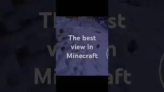 having the snowfall view in Minecraft#snowfall#view#viral#Minecraft#endless gaming