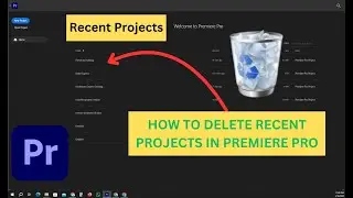 How to Delete Recent Projects in Adobe Premiere Pro! Delete recent project - Premiere Pro.