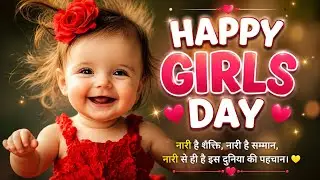 Happy Girls Day 2026 🌸 | Girls Power Shayari | बेटी से औरत तक का सफर | Hina Khan |