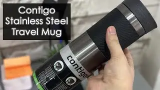 Contigo SnapSeal Insulated Stainless Steel 24 oz Travel Mug with Grip  Unboxing