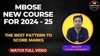 MBOSE New Course - 2024-25 || Question Pattern || Omni Gyan