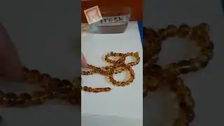 Natural Baltic Amber 99 Prayer Beads Misbaha Tasbih Rosary 42g