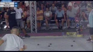 Extrait vid&eacute;o : 16&egrave;me &agrave; Ruoms, boule importante pour SARRIO face &agrave; LACHHEB !