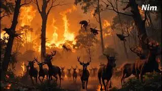 Intense heat from air causing dears to disturb ##9969
