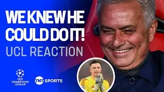 Jose Mourinho's REACTION to Benfica making Champions League playoffs with 98th minute goal by keeper