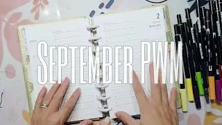 Daily Planner Plan With Me for September