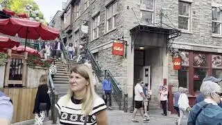 Walking Through Old Quebec City  | Timeless Streets & History | Part 1