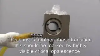 Pressure Chamber for Demonstrating the Critical Temperature and Opalescence