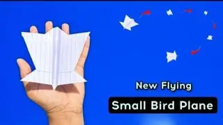Small bird paper plane , new notebook flying plane | aeroplane kaise banate hain