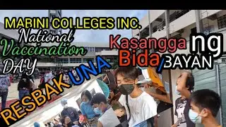 BAKUNAHAN SA MABINI | DINAGSA NG MGA ESTUDYANTE AT MAGULANG | NATIONAL VACCINATION DAY.