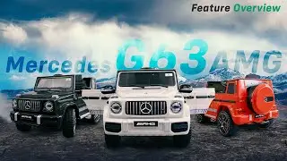 Mercedes G63 12V Ride On Car For Kids - With Parental Remote Control