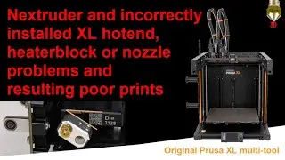 Problem solver Nextruder Heaterblock, Hotend, Nozzle, mounting angle (Prusa XL multi-tool)