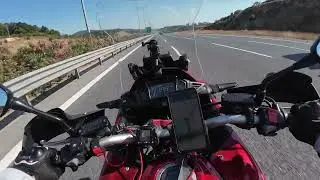 Honda VFR800X Crossrunner Top Speed with tour wind shield.  #crossrunner #vfr800x #motorcycle