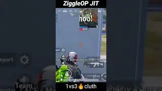 1vs3🔥1000 IQ LEVEL Short pubg ! ZiggleOP ! #short #shorts