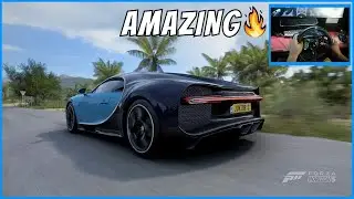 I drove a 1500 HP Bugatti Chiron in Forza Horizon 5