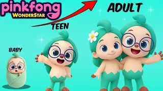 Pinkfong Wonderstar Characters Growing Up Evolution! ⏰ Baby Pinkfong to Old Pinkfong | Pinkfong