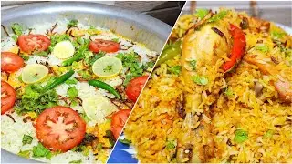 1 Kg Perfect Sona Masoori Rice CHICKEN DUM BIRYANI Recipe || Hyderabadi Famous Chicken Dum Biryani |