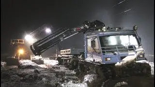 Big Float - Heavy Recovery of Track Vehicle- Terribärgarn - Sweden 4K
