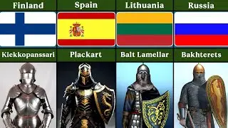 Legendary Armors of Different Countries