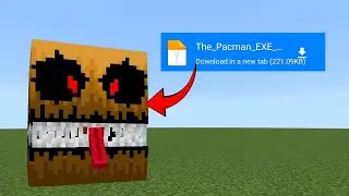 The pacman EXE. mod addon for minecraft PE