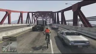 Grand Theft Auto v jet vs bmx bike