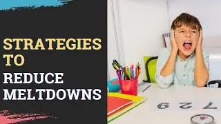 Strategies to reduce meltdowns.