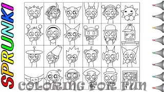 Incredibox Sprunki Sinner Edition  | Incredibox Fan Art Process 🎨| New coloring Pages | NCS Music